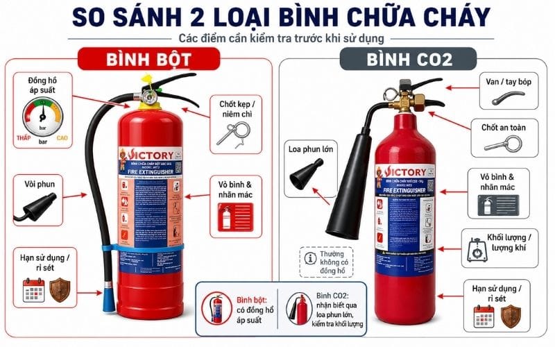kiểm tra bình chữa cháy định kỳ